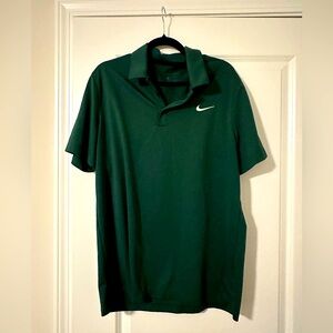 Nike Dri-Fit green polo XL